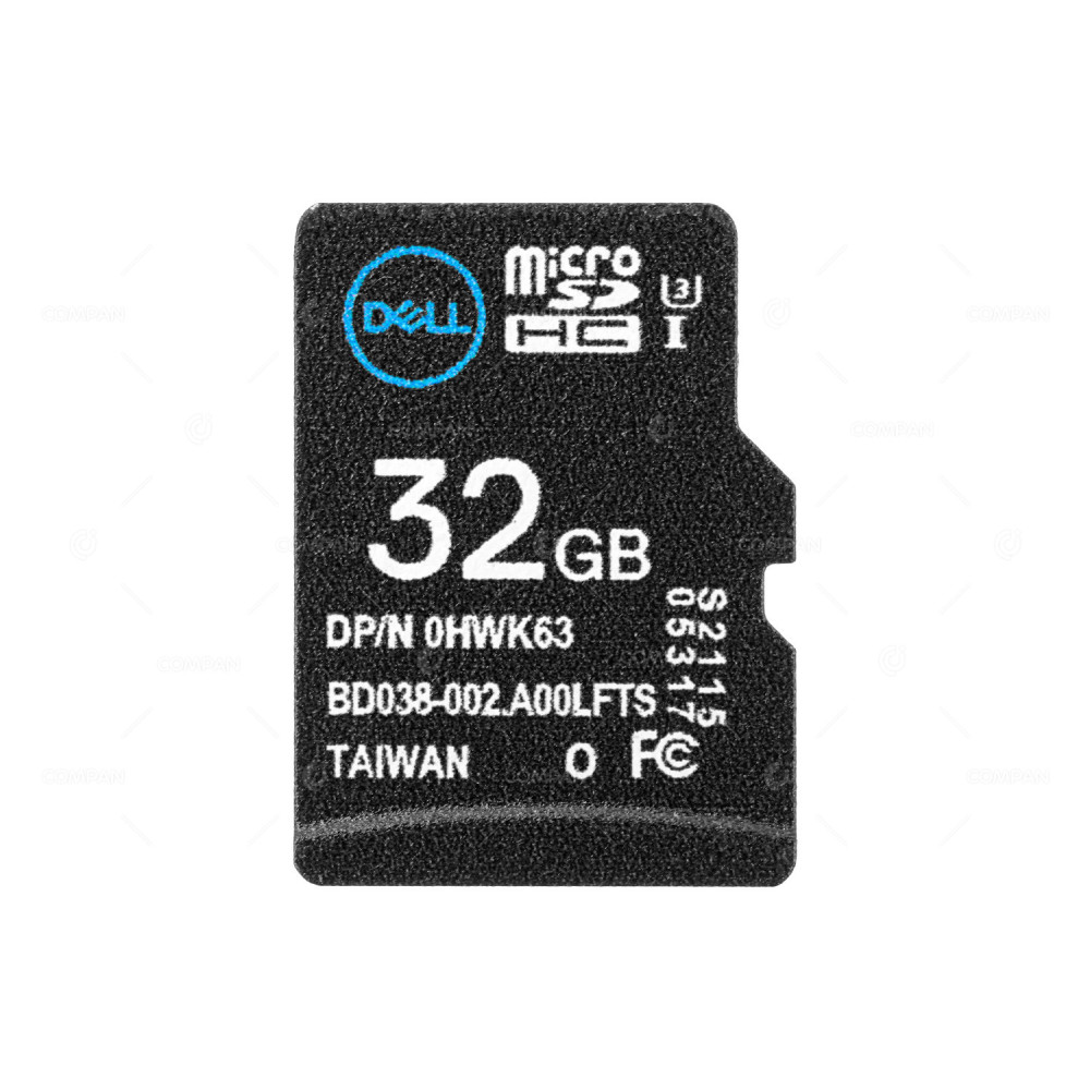 HWK63  DELL 32GB IDRAC VFLASH MICRO SD HC CLASS 10 CARD